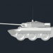 3d Колісний танк модель купити - зображення