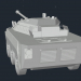 tanque con ruedas 3D modelo Compro - render