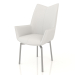 Modelo 3d Cadeira Renzo (branco-aço) - preview
