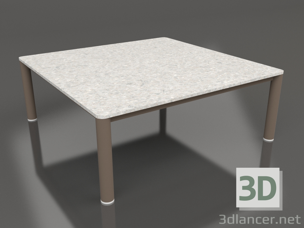 3d model Coffee table 94×94 (Bronze, DEKTON Sirocco) - preview