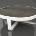 modello 3D Tavolino rotondo Ø90 (DEKTON Radium, Bianco) - anteprima