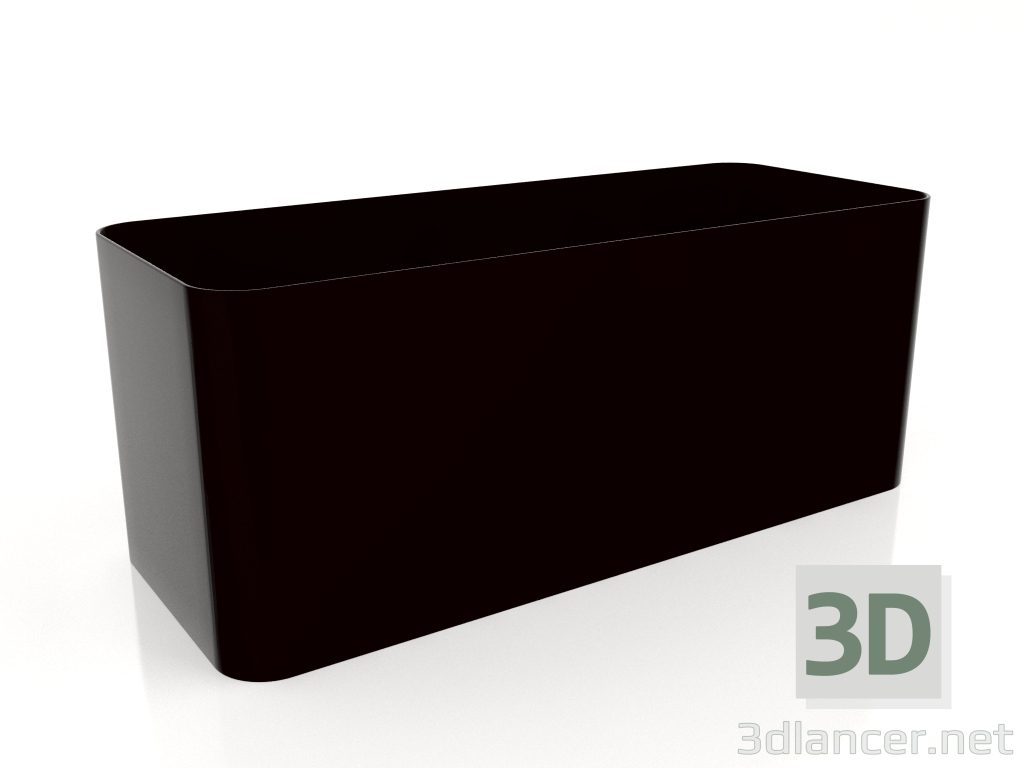 3d model Plant pot 4 (Black) - preview