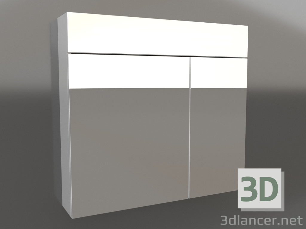 3D Modell Spiegelschrank 80 cm (Neo.04.08) - Vorschau