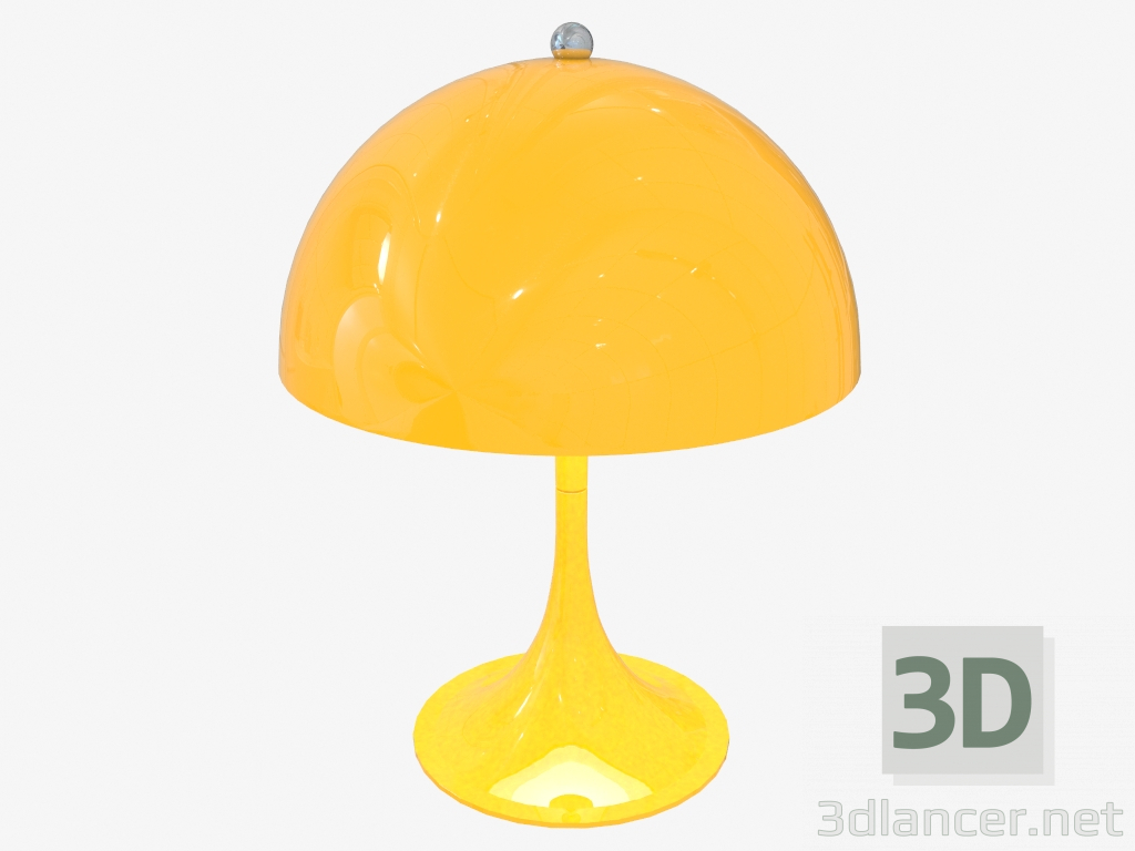 3d model Lámpara de mesa PANTHELLA MINI (amarillo) - vista previa