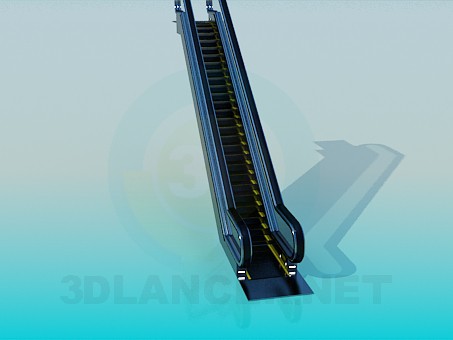 3D Modell Rolltreppe - Vorschau