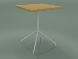 Quadratischer Tisch 5753 (H 74,5 - 60 x 60 cm, natürliche Eiche, V12)