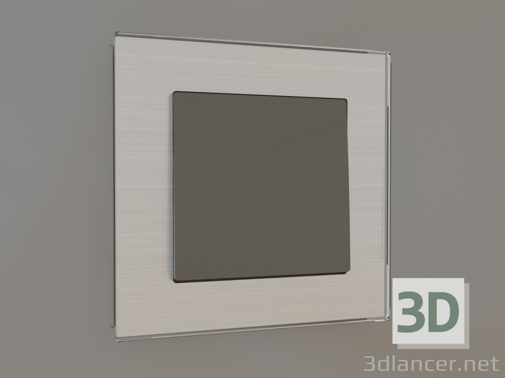3D Modell Einfachschalter (grau-braun) - Vorschau