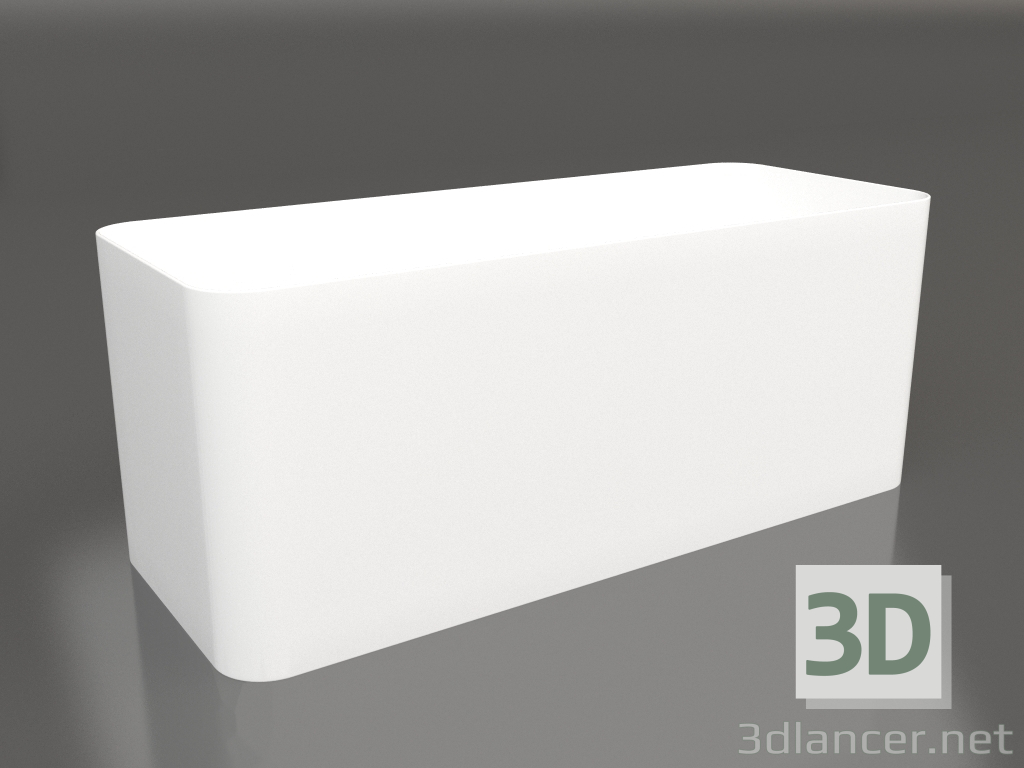 3D Modell Blumentopf 4 (Weiß) - Vorschau