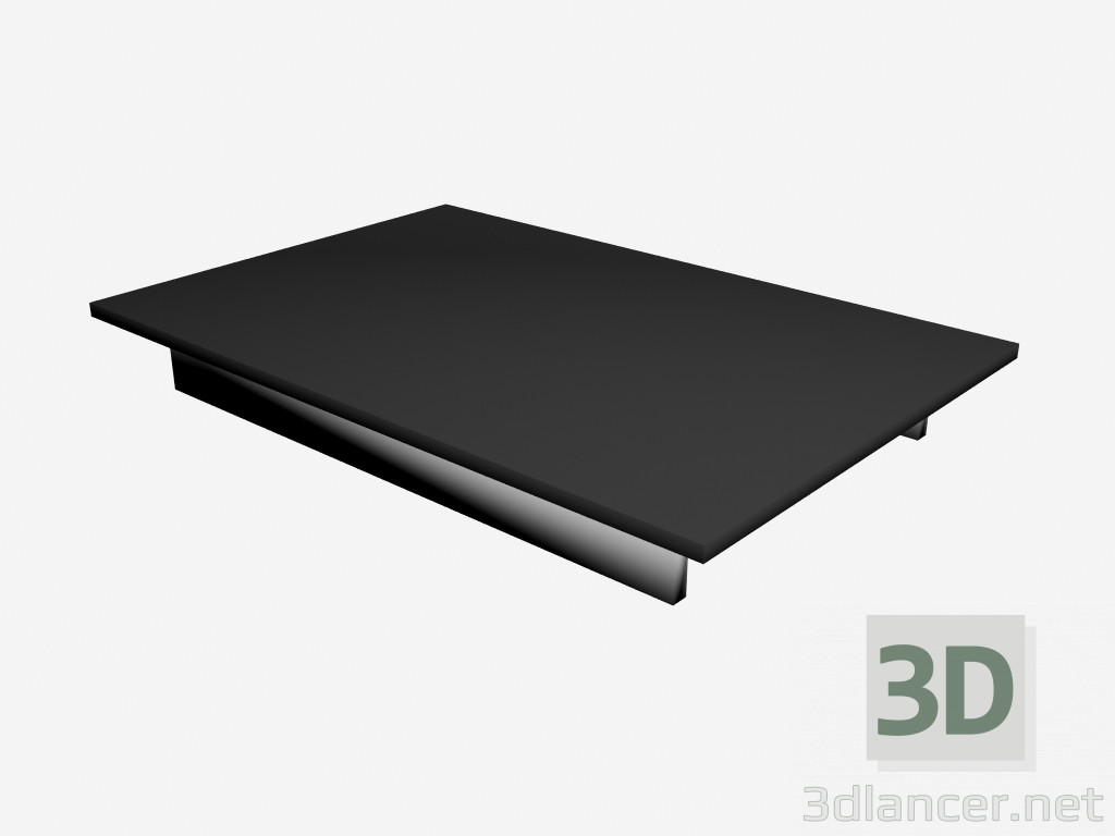 modello 3D Lato pietra tramonto tavolo 120x080 - anteprima