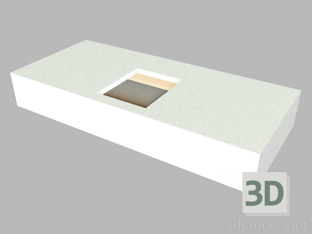 3d model Wall-mounted luminaire 7759 - preview