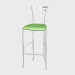 3d model Molino Hocker chair - preview