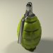modèle 3D Grenade F-1, Hi-poly - preview