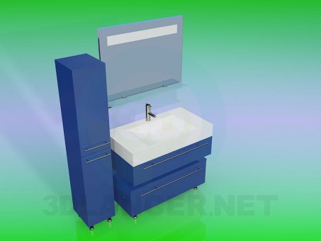 3D Modell Waschbecken - Vorschau