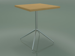 Quadratischer Tisch 5753 (H 74,5 - 60 x 60 cm, natürliche Eiche, LU1)