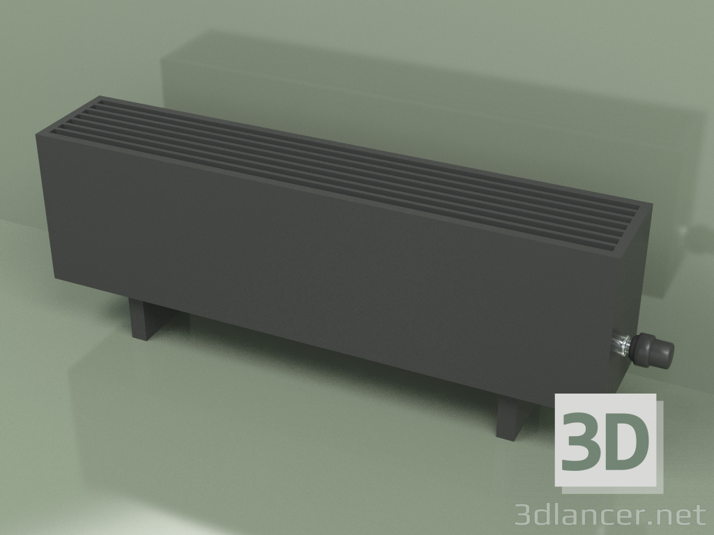 3 डी मॉडल कन्वेक्टर - ऑरा कम्फर्ट (280x1000x186, RAL 9005) - पूर्वावलोकन