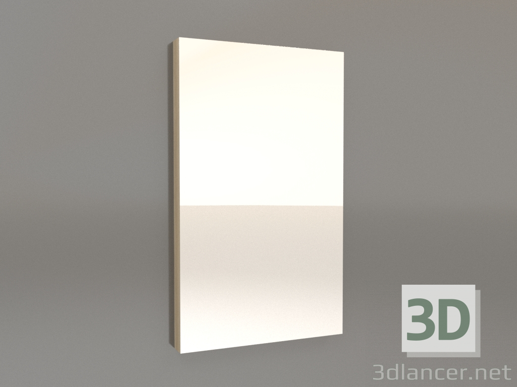 modèle 3D Miroir ZL 11 (450x750, bois blanc) - preview