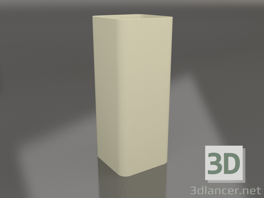 3d model Plant pot 5 (Gold) - preview