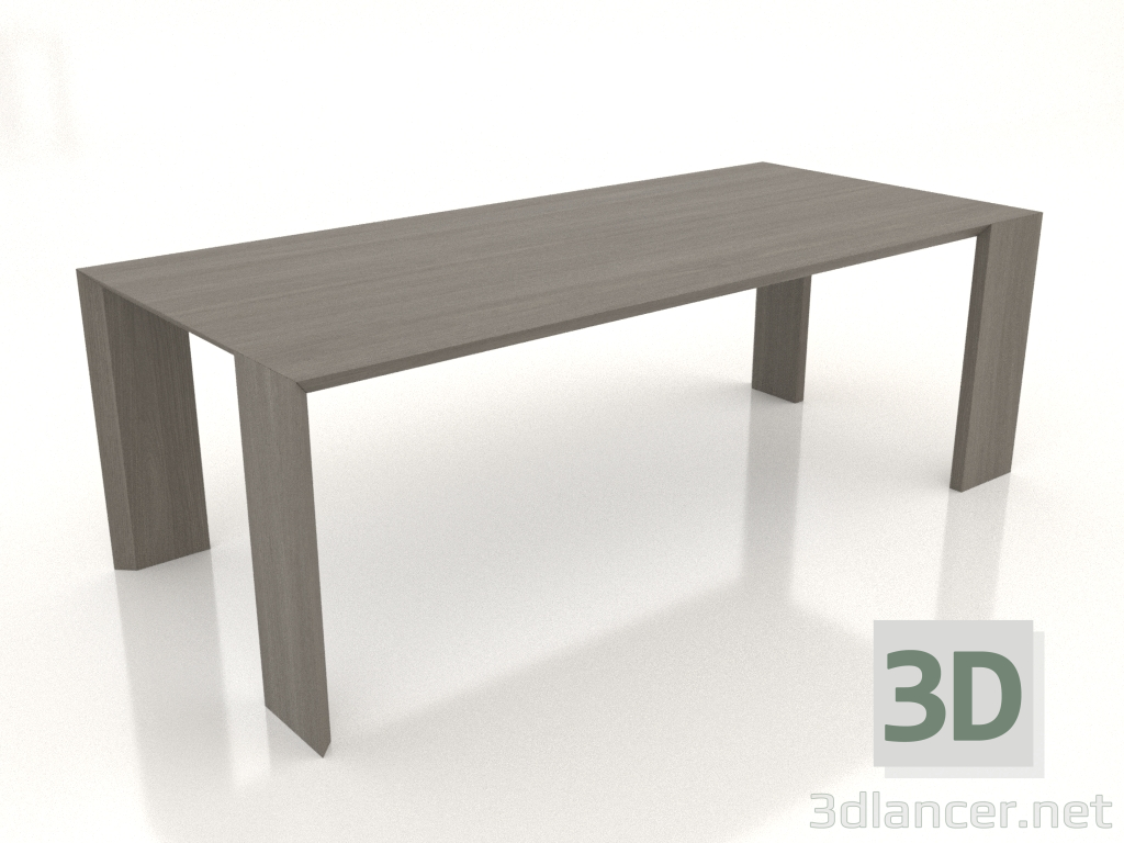 3D Modell Ispolin Esstisch 2200x1000x740 mm (Option 3) - Vorschau 3D Modell Ispolin Esstisch 2200x1000x740 mm (Option 3) - Vorschau