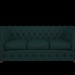 3d Chesterfield диван зі зміїної шкіри модель купити - зображення