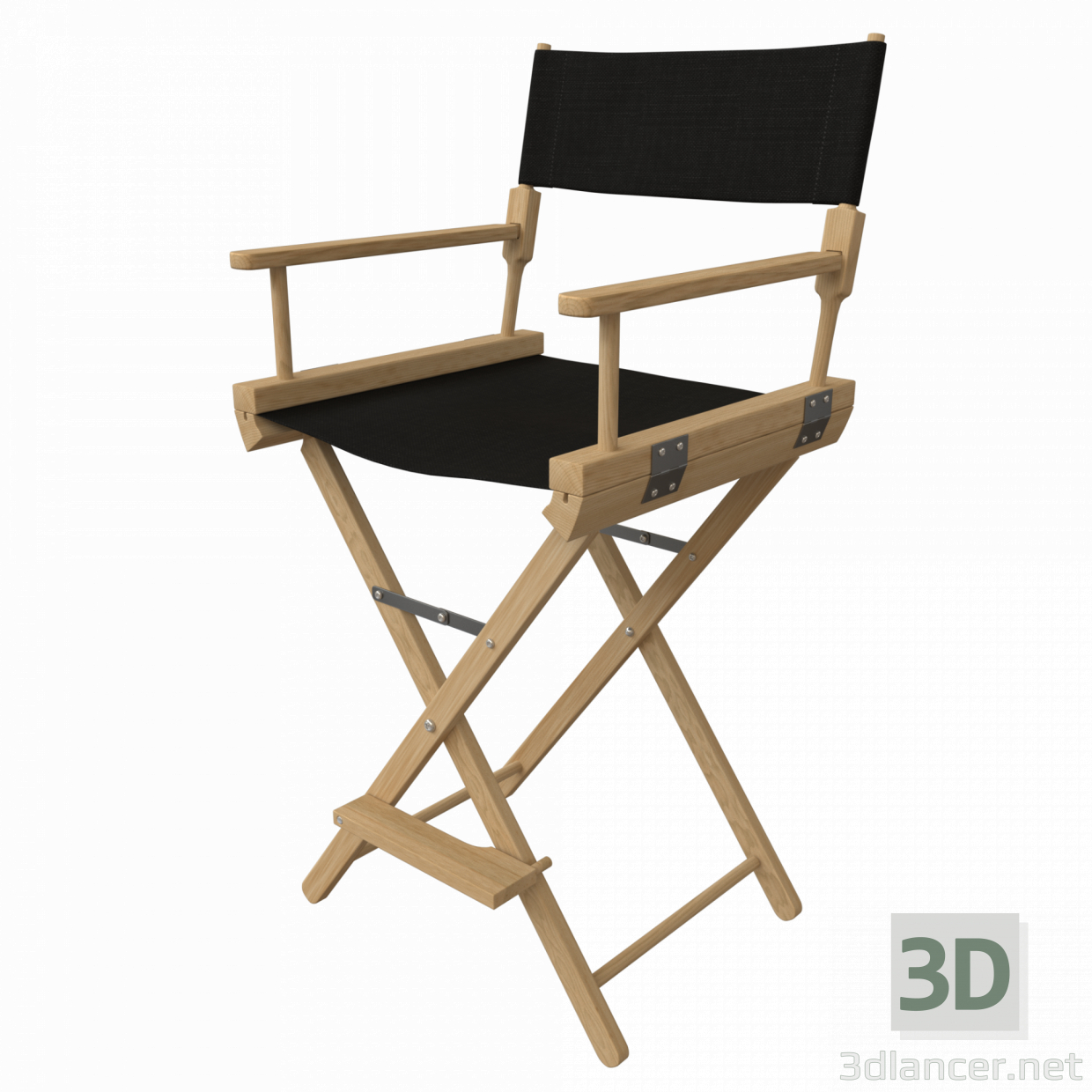 3d Director's chair model buy - render