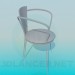 3D Modell Stuhl im café - Vorschau