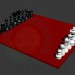 modèle 3D Jeu d’échecs - preview