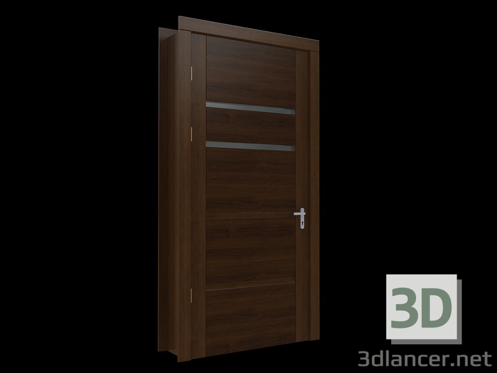 3 डी मॉडल उच्च तकनीक दरवाजा-3 - पूर्वावलोकन