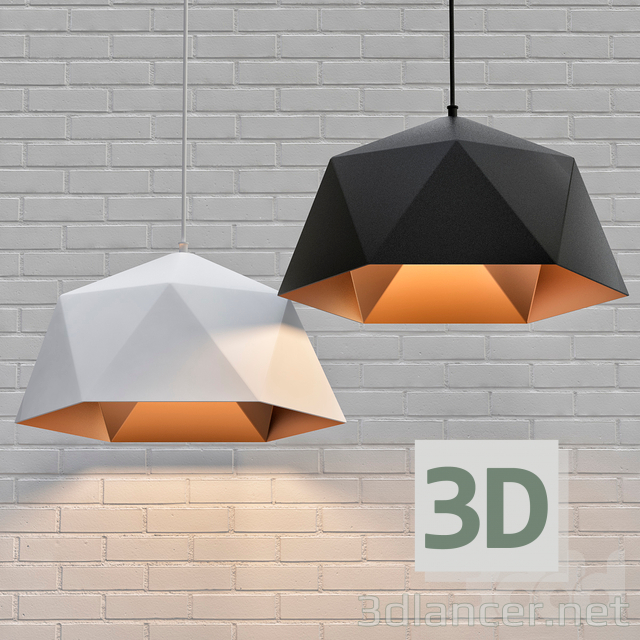 modello 3D Lampada sospesa - anteprima