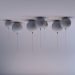 3d Стельовий світильник у вигляді повітряної кулі модель купити - зображення