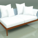 modello 3D Modulo divano sinistro 005 (Metal Rust, Batyline Sky) - anteprima