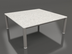 Coffee table 94×94 (Quartz gray, DEKTON Sirocco)
