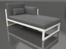 Modular sofa, section 2 right, high back (Agate gray)