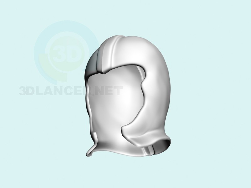modèle 3D casque - preview