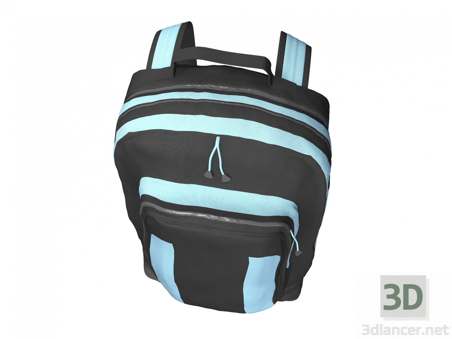3d Backpack model buy - render