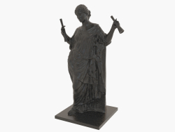 Escultura de bronce Aphrodite au pilier (1)