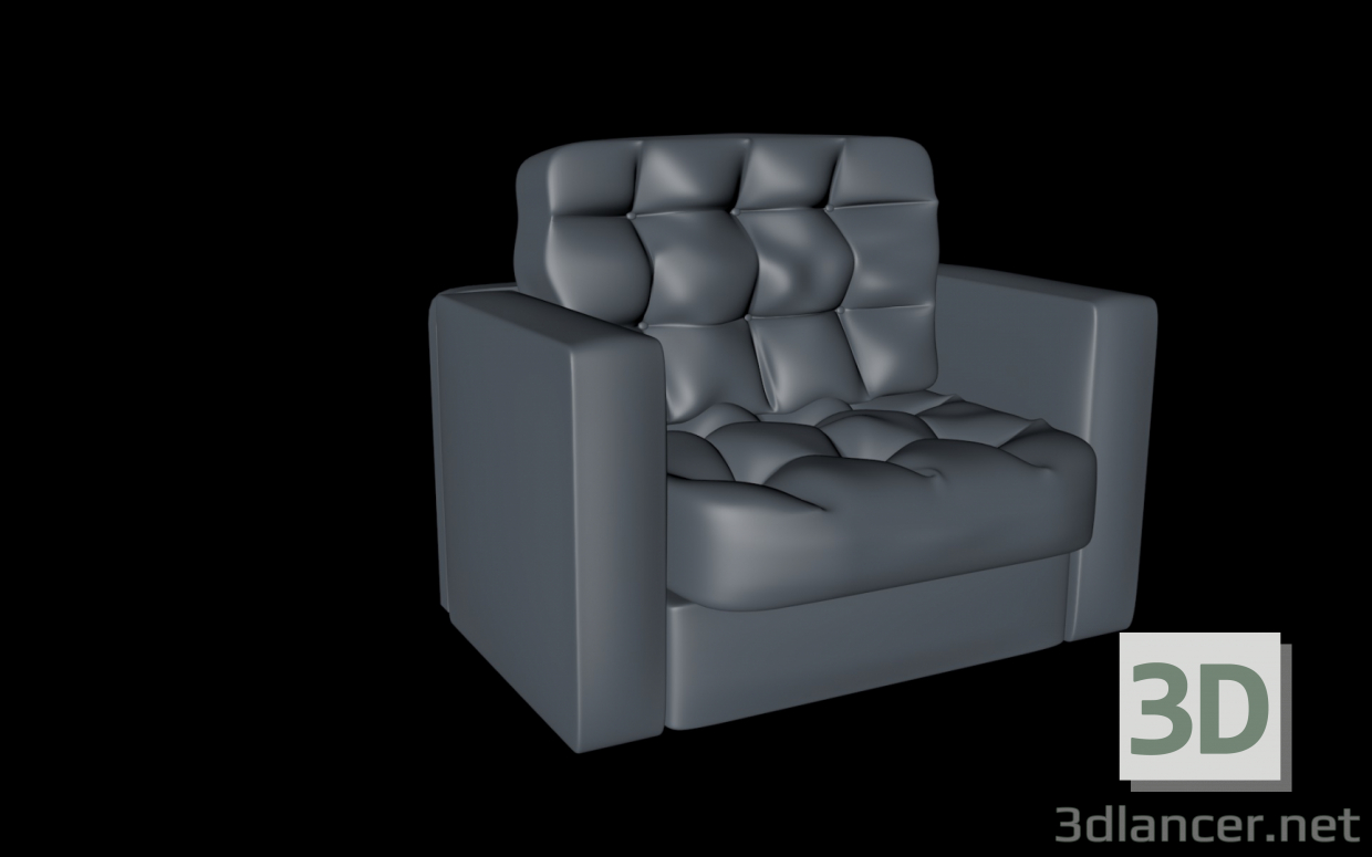 modello 3D di Poltrona "Lincoln" comprare - rendering