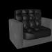 3d Кресло "Линкольн" модель купить - ракурс