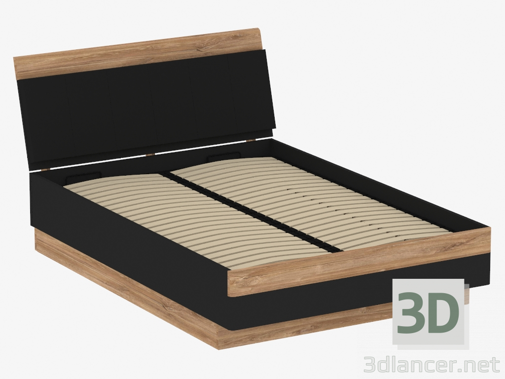 3d model Bed 140 (TYPE MOAL01) - preview