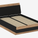3d model Bed 140 (TYPE MOAL01) - preview