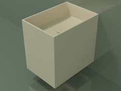 Wall-mounted washbasin (02UN13301, Bone C39, L 36, P 50, H 48 cm)