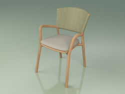 Cadeira 061 (verde-oliva, teca)