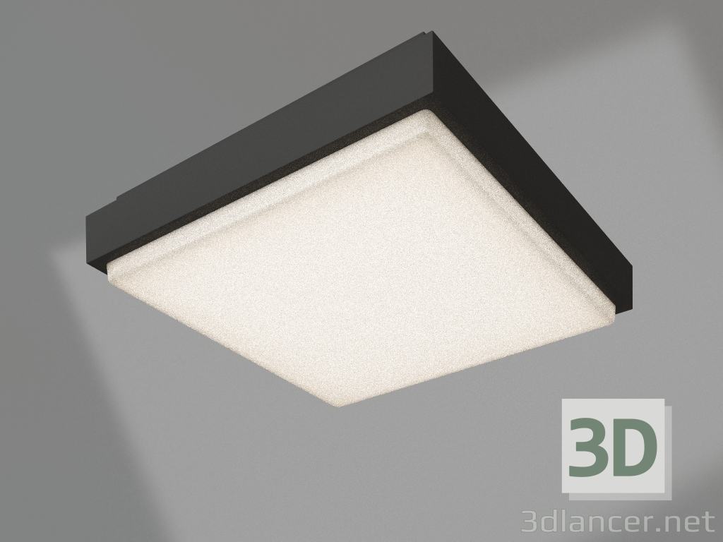 modèle 3D Lampe LGD-AREA-S175x175-10W Warm3000 (GR, 110 degrés, 230V) - preview
