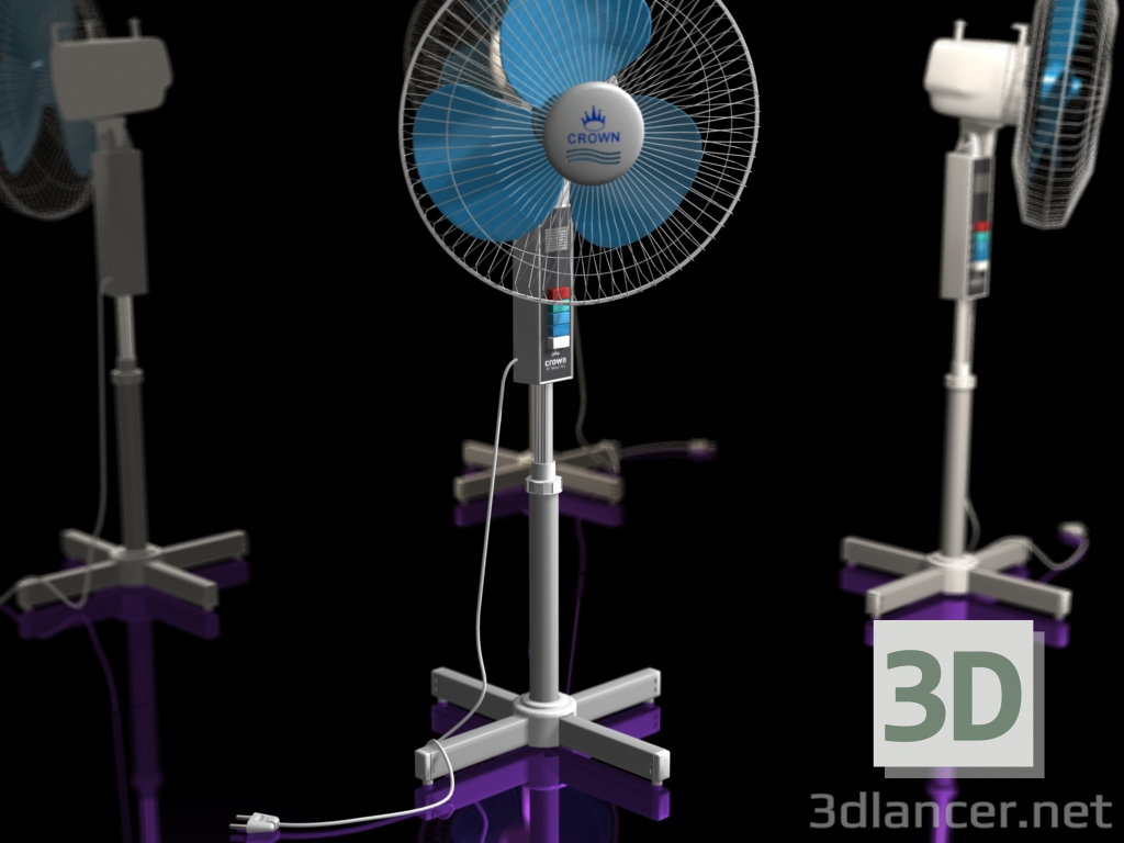 3d модель Вентилятор – превью
