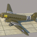 3 डी सी-47 "स्काईट्रेन" मॉडल खरीद - रेंडर