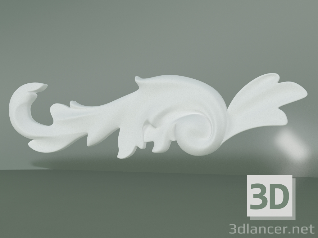 modèle 3D Élément de décoration en stuc ED039-1 - preview