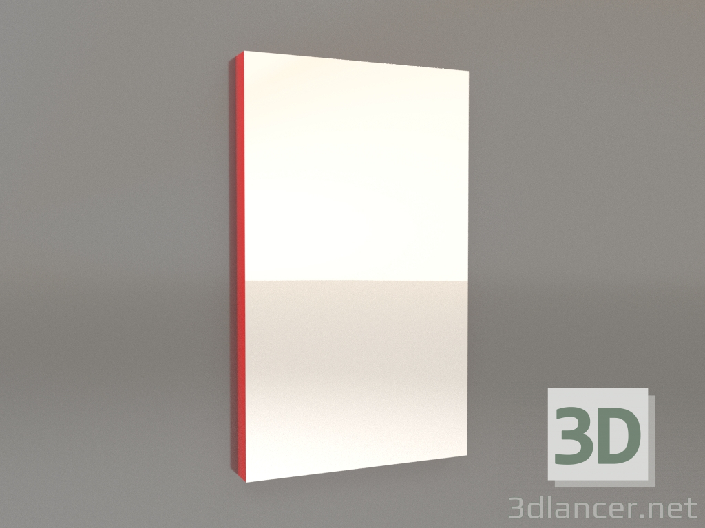 modèle 3D Miroir ZL 11 (450x750, orange lumineux) - preview