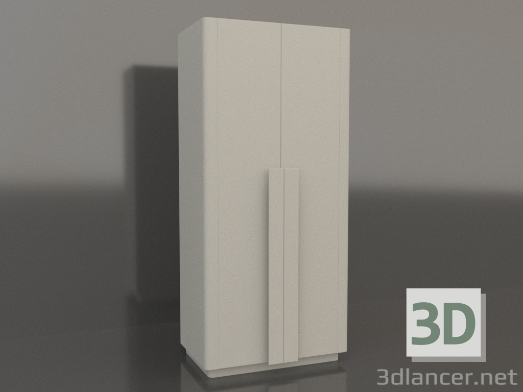 3D modeli Gardırop MW 04 boya (seçenek 3, 1000x650x2200, bej) - önizleme