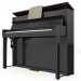 3d model Piano Roland LX-10F - vista previa