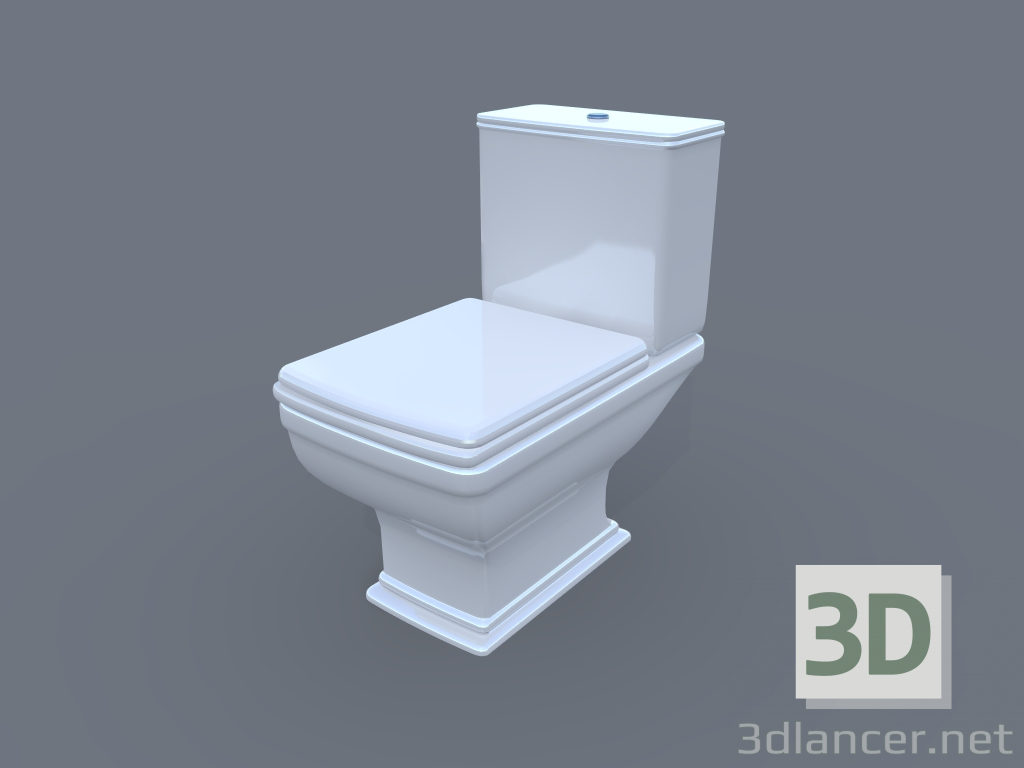 3d model wc - preview
