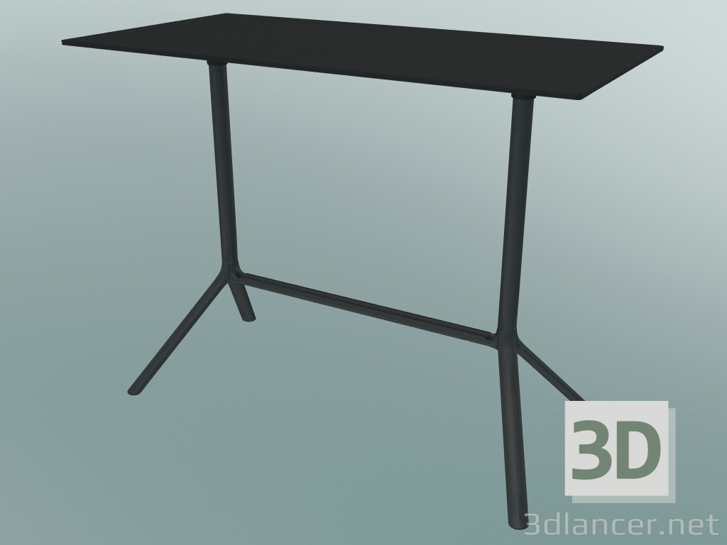 3d модель Стол MIURA (9586-71 (70x140cm), H 103cm, black, black) – превью